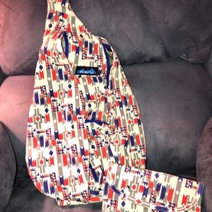 Kavu Mesa Rope Sling Bag and Wallet
